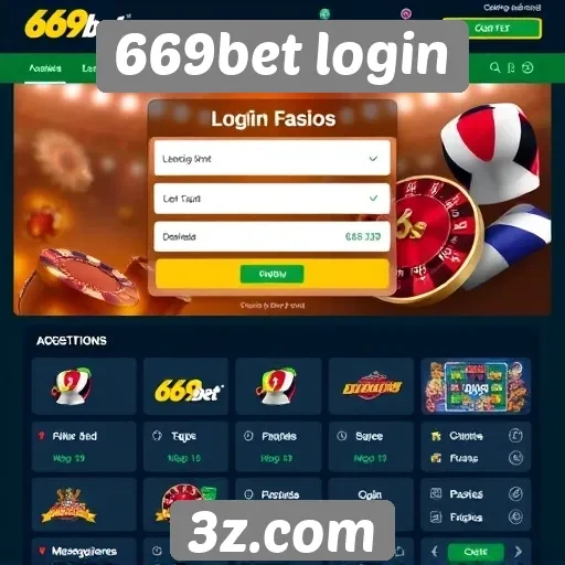 Facilidade de navegação no portal 669bet